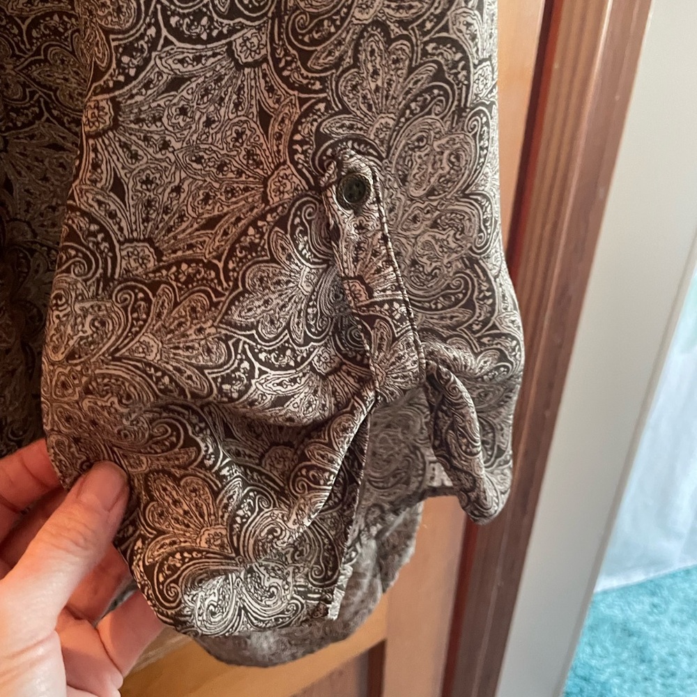 Westport Black and Gray Patterned Blouse - Picture 3 of 3